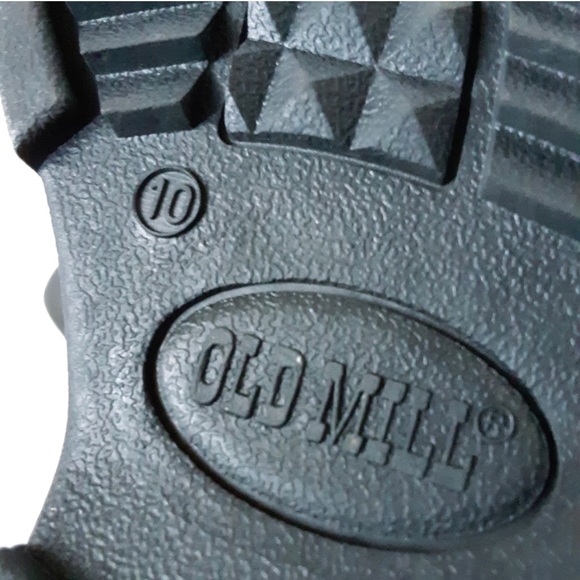 Old Mill Glacer Nubuck Black Warm Winter Ankle Boot size 10M - Picture 8 of 13